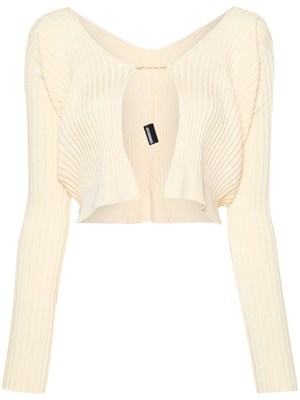 Jacquemus La Maille Pralu Longue In Yellow & Orange