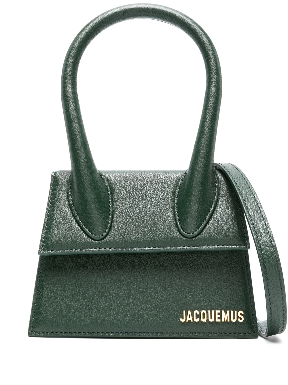 Jacquemus Medium Le Chiquito Tote Bag In Green