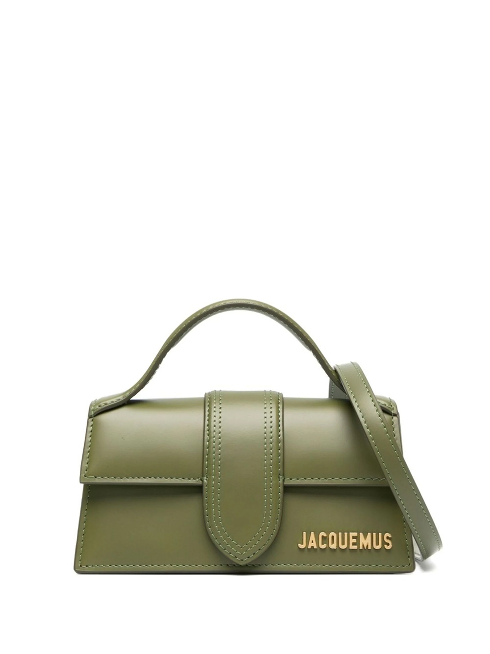 Shop Jacquemus Tote Bag With Application In Green