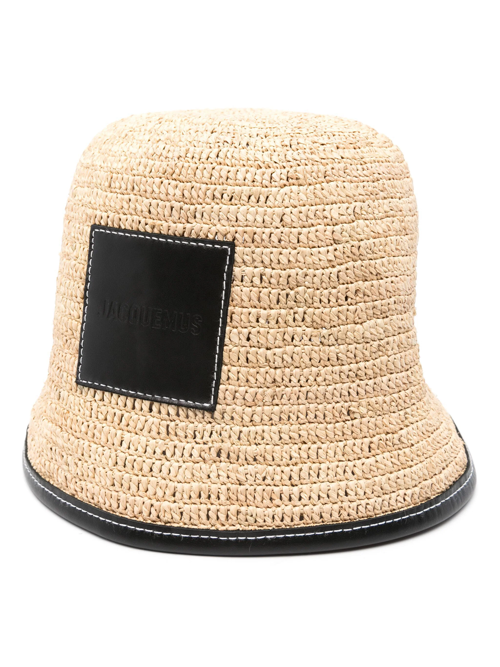Shop Jacquemus Le Bob Soli Bucket Hat In Black