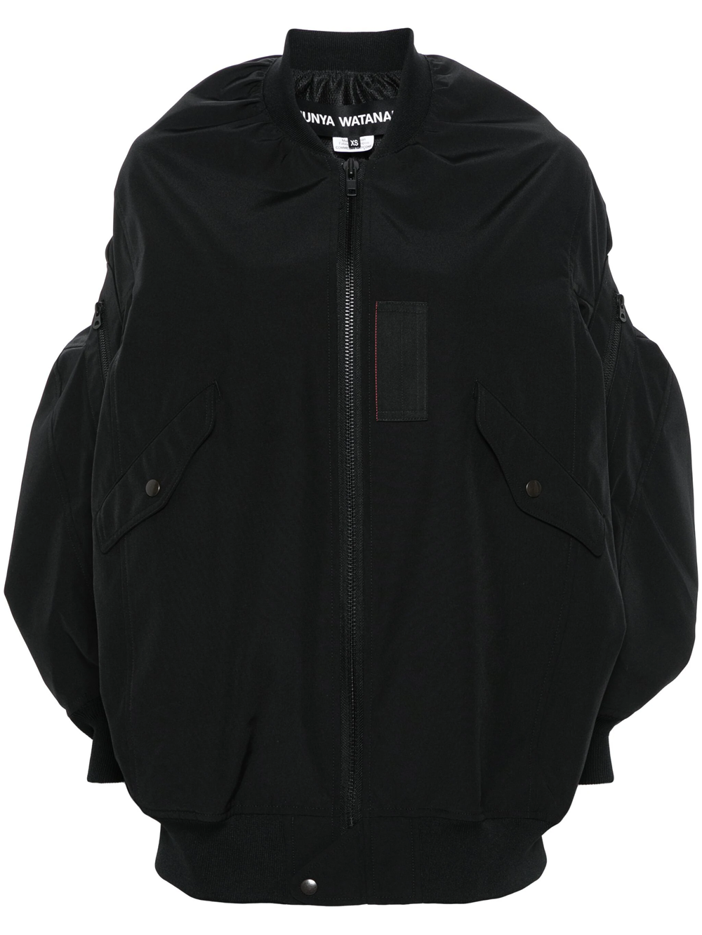 Junya Watanabe Puff-sleeve Bomber Jacket In Black