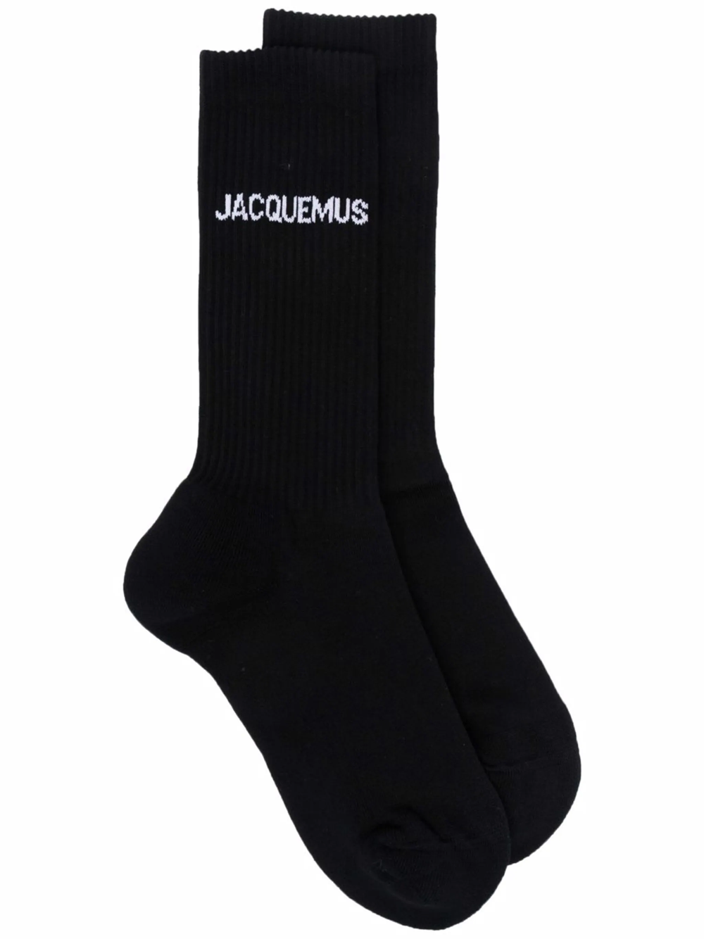 Jacquemus Socks With Inlay In Black