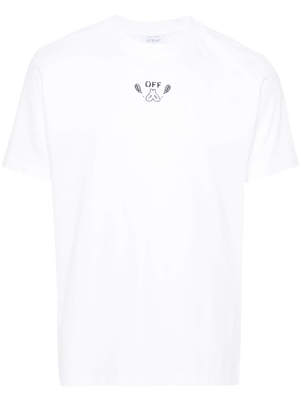 Shop Off-white Arrow Skate Bandana T-shirt In White
