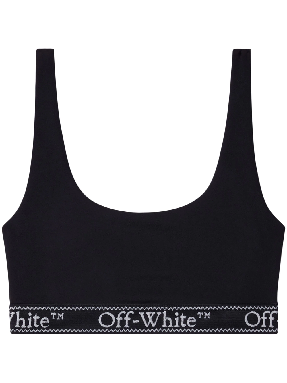Shop Off-white Bra With Logo In Black