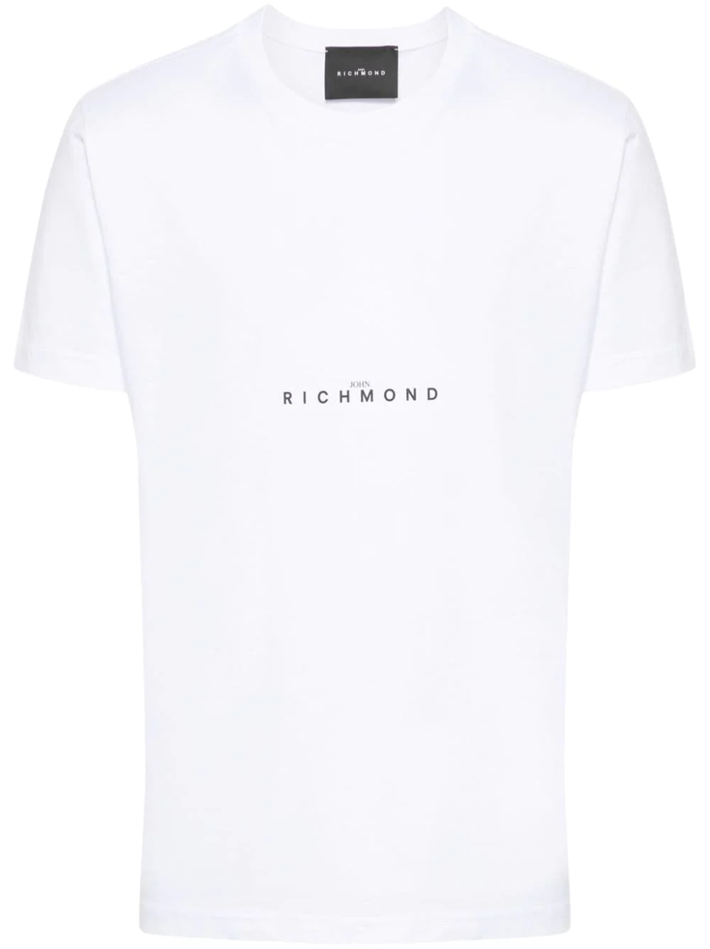 Shop John Richmond White Logotype T-shirt