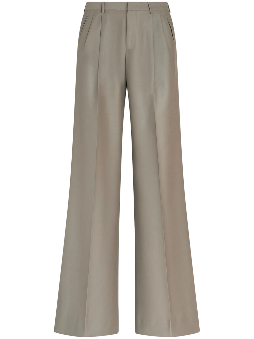Shop Etro Tailored Trousers In Grey