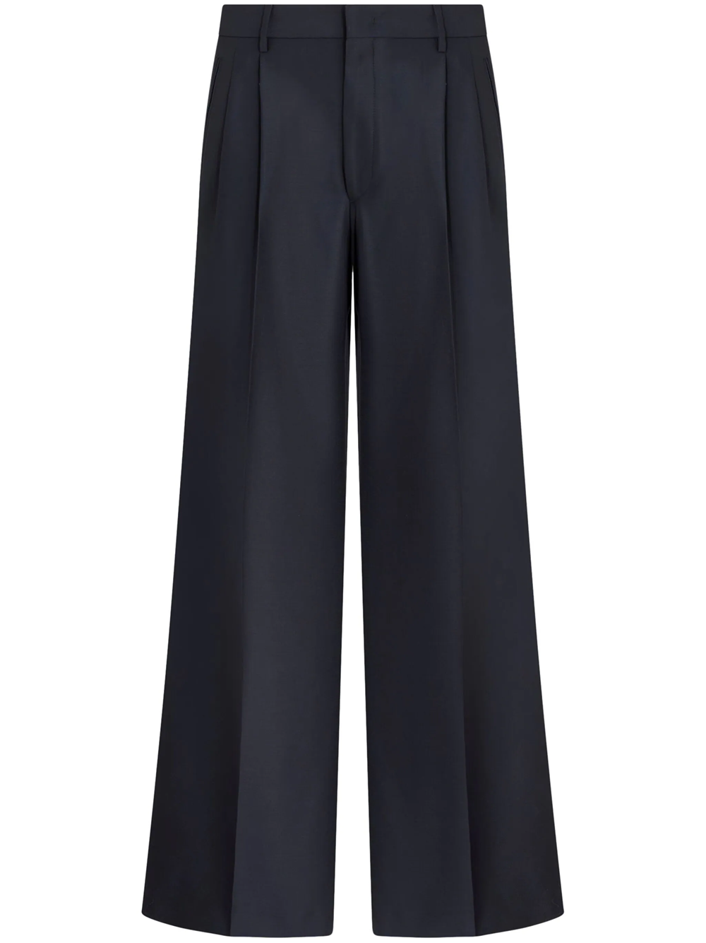 Shop Etro Tailored Trousers In Blue