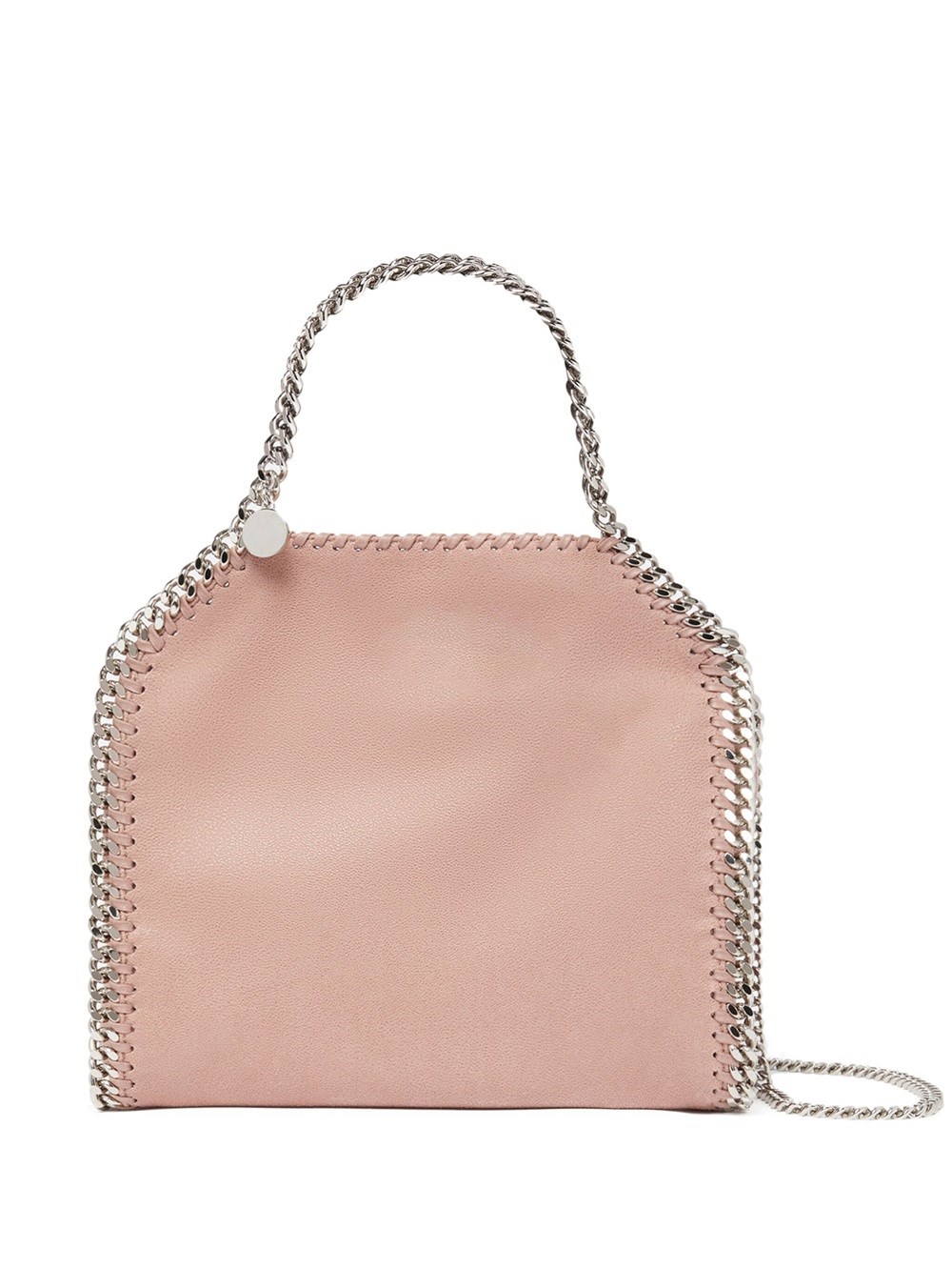 Shop Stella Mccartney Falabella Mini Tote Bag In Pink & Purple