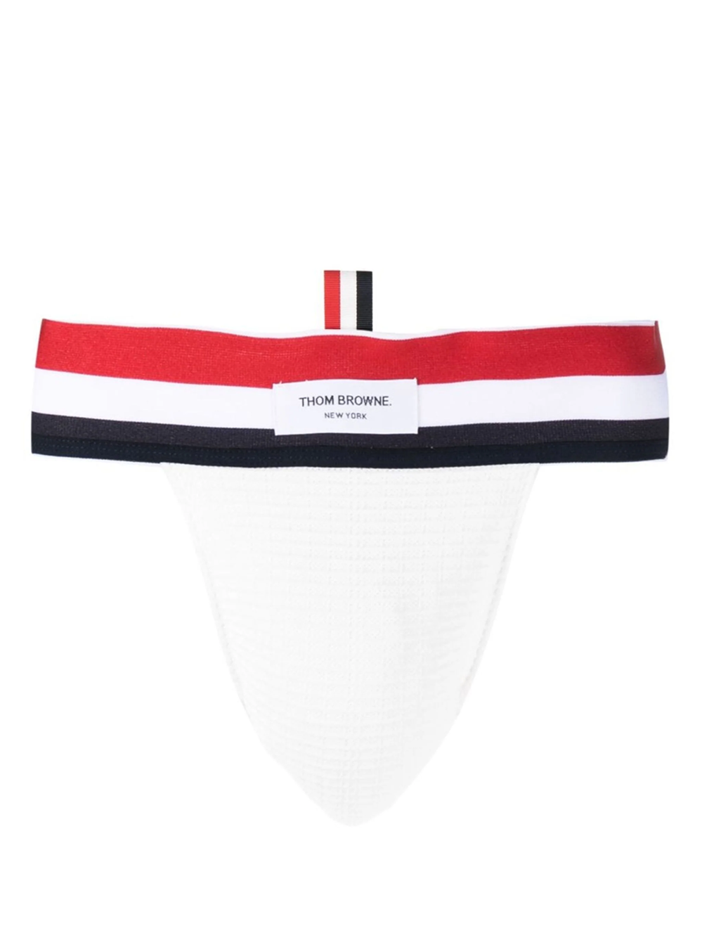 Shop Thom Browne Briefs With Rwb Band In White