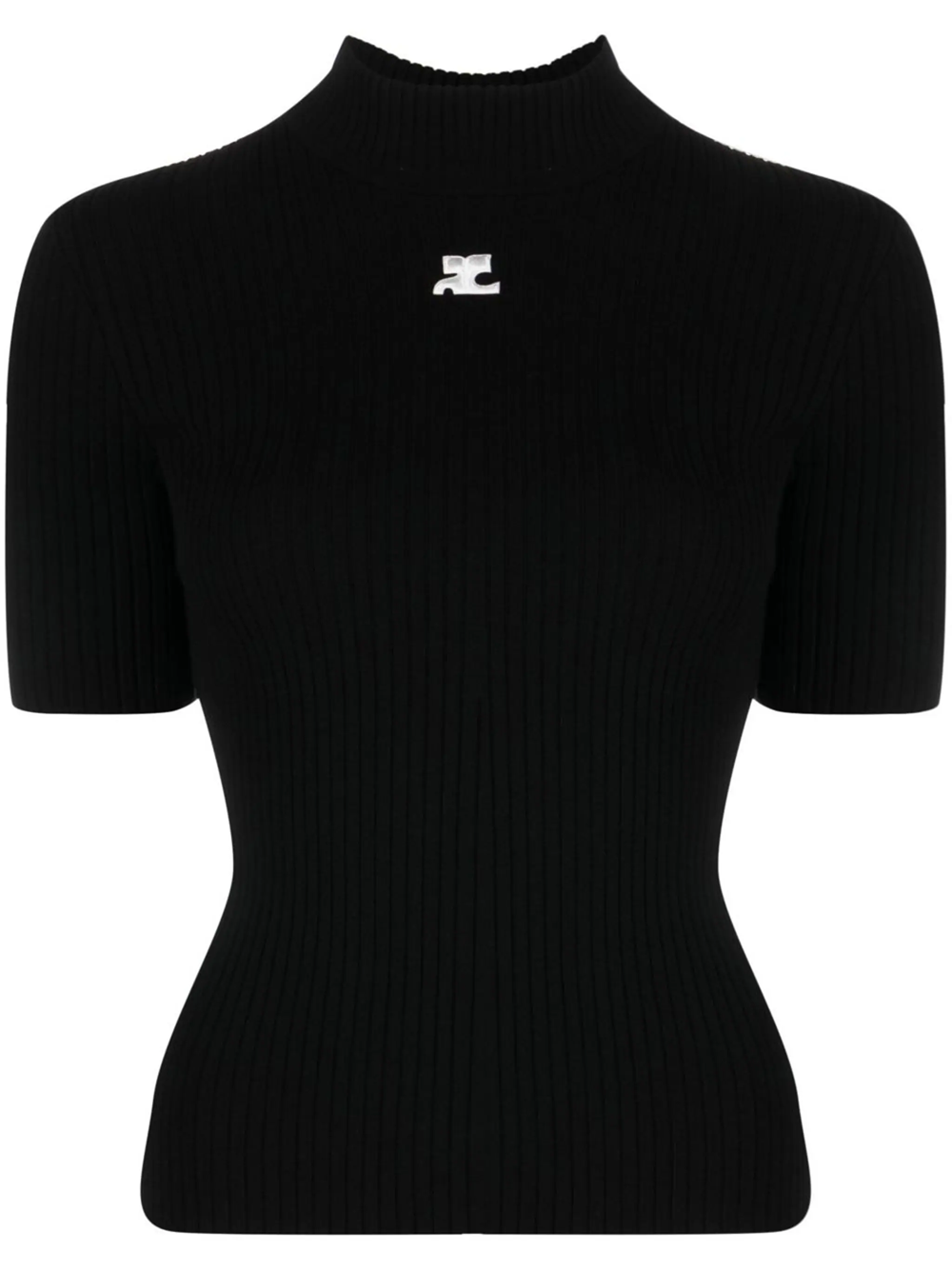 COURRÈGES TOP WITH PRINT