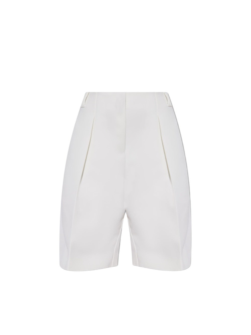 Shop Jacquemus `ovalo` White Bermuda Shorts