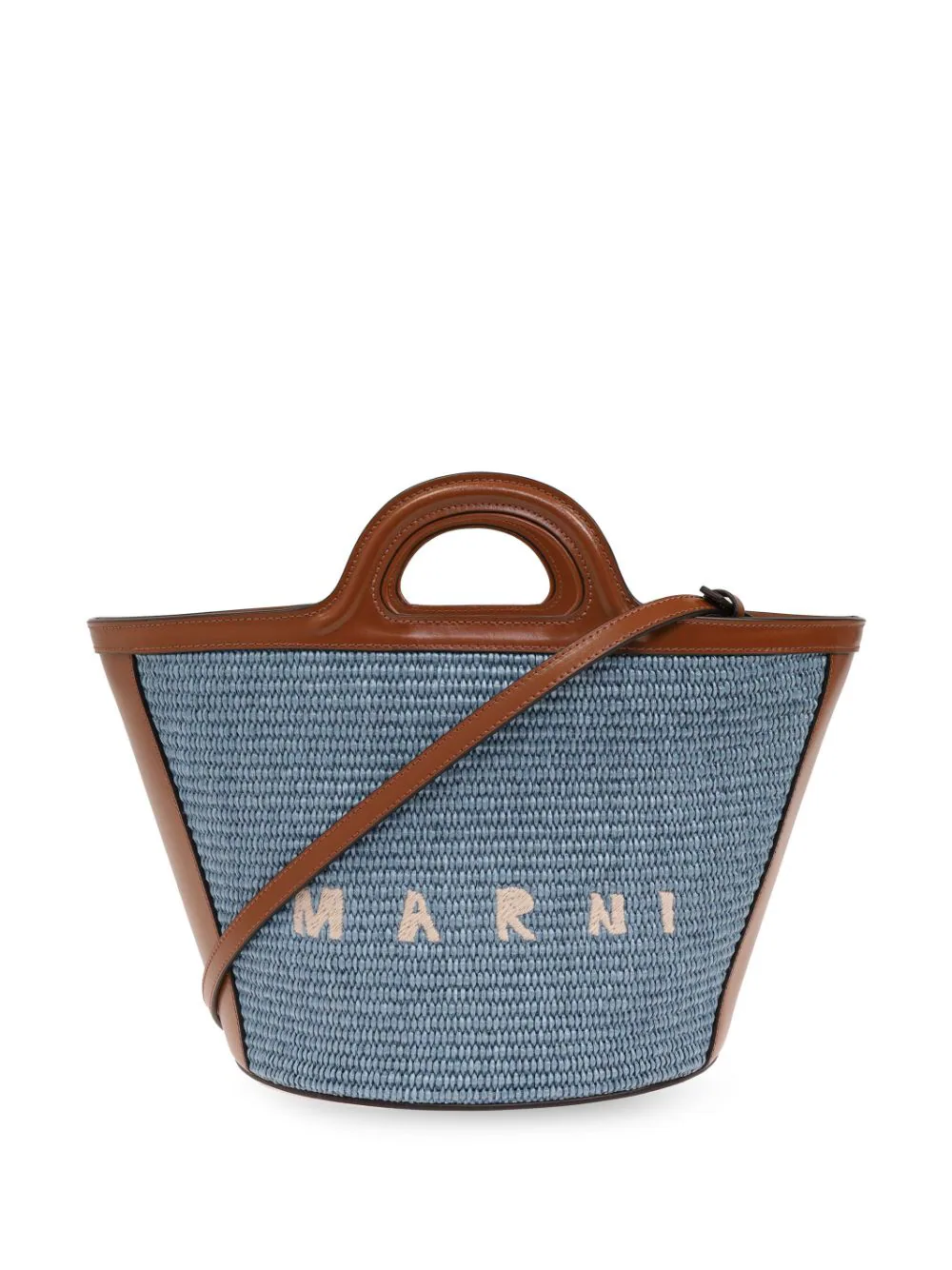 Shop Marni Small Tropicalia Bag In Blue