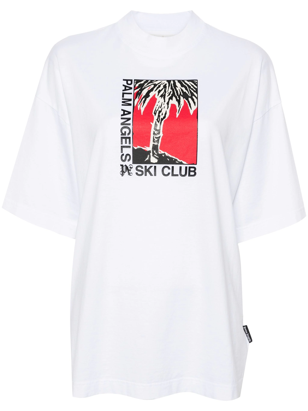 Palm Angels Palm Ski Club Cotton T-shirt In White