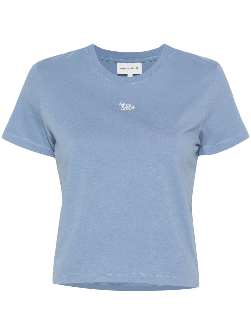 Shop Maison Kitsuné Baby Fox T-shirt In Blue