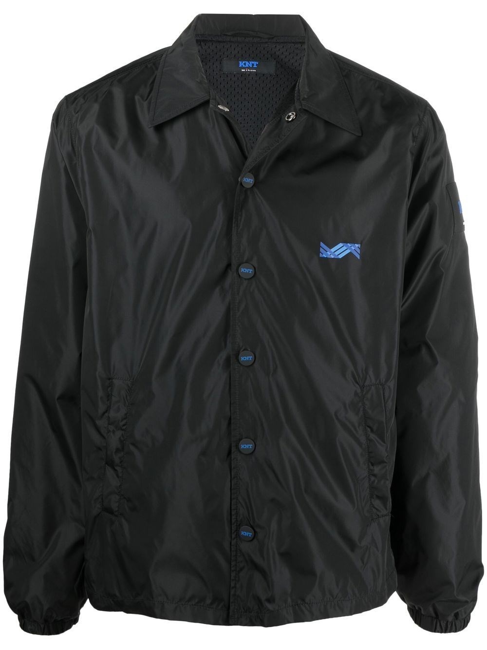 Shop Kiton Lightweight Jacket In Black