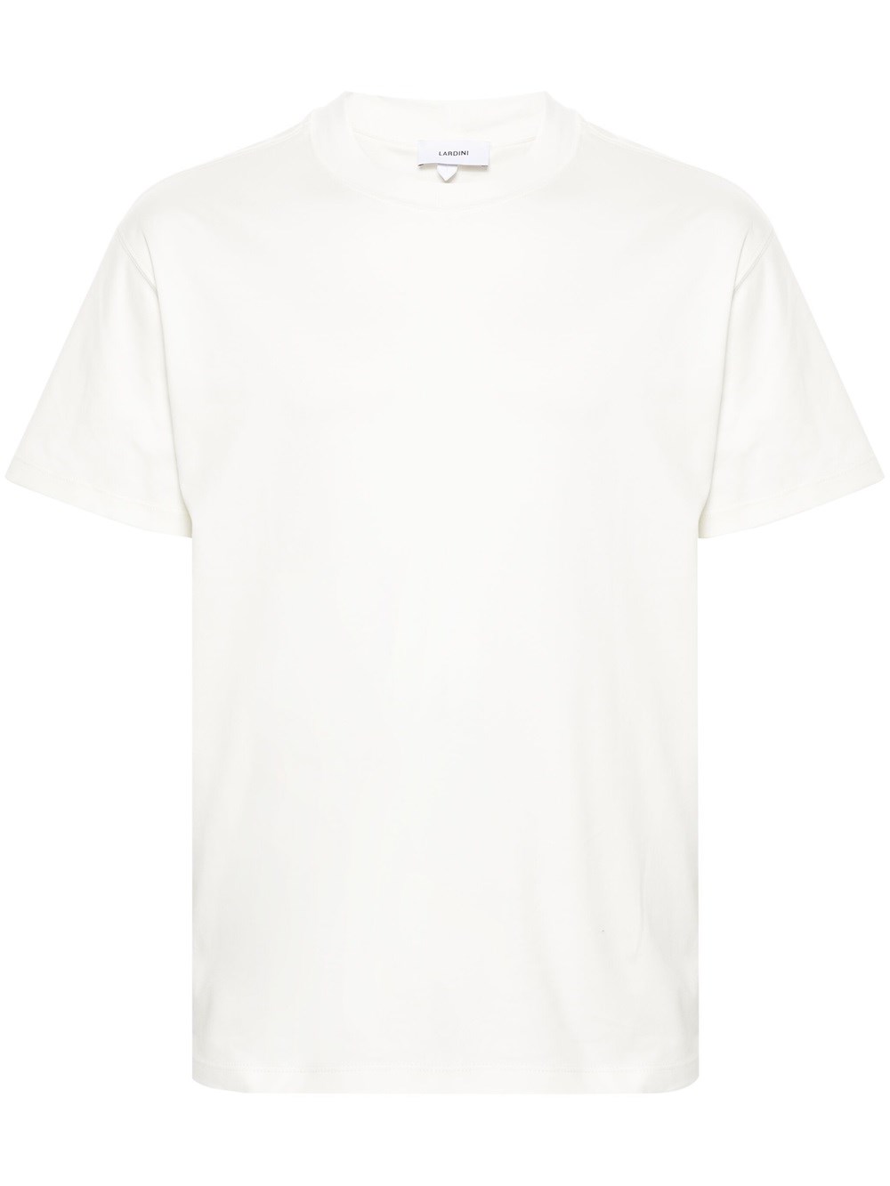 Shop Lardini Crew Neck T-shirt In White