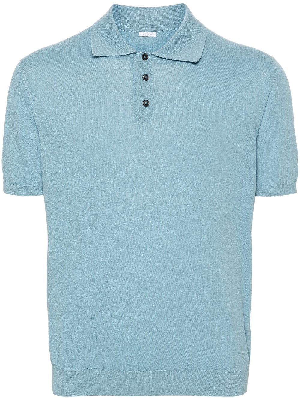 Shop Malo Cotton Polo Shirt In Blue