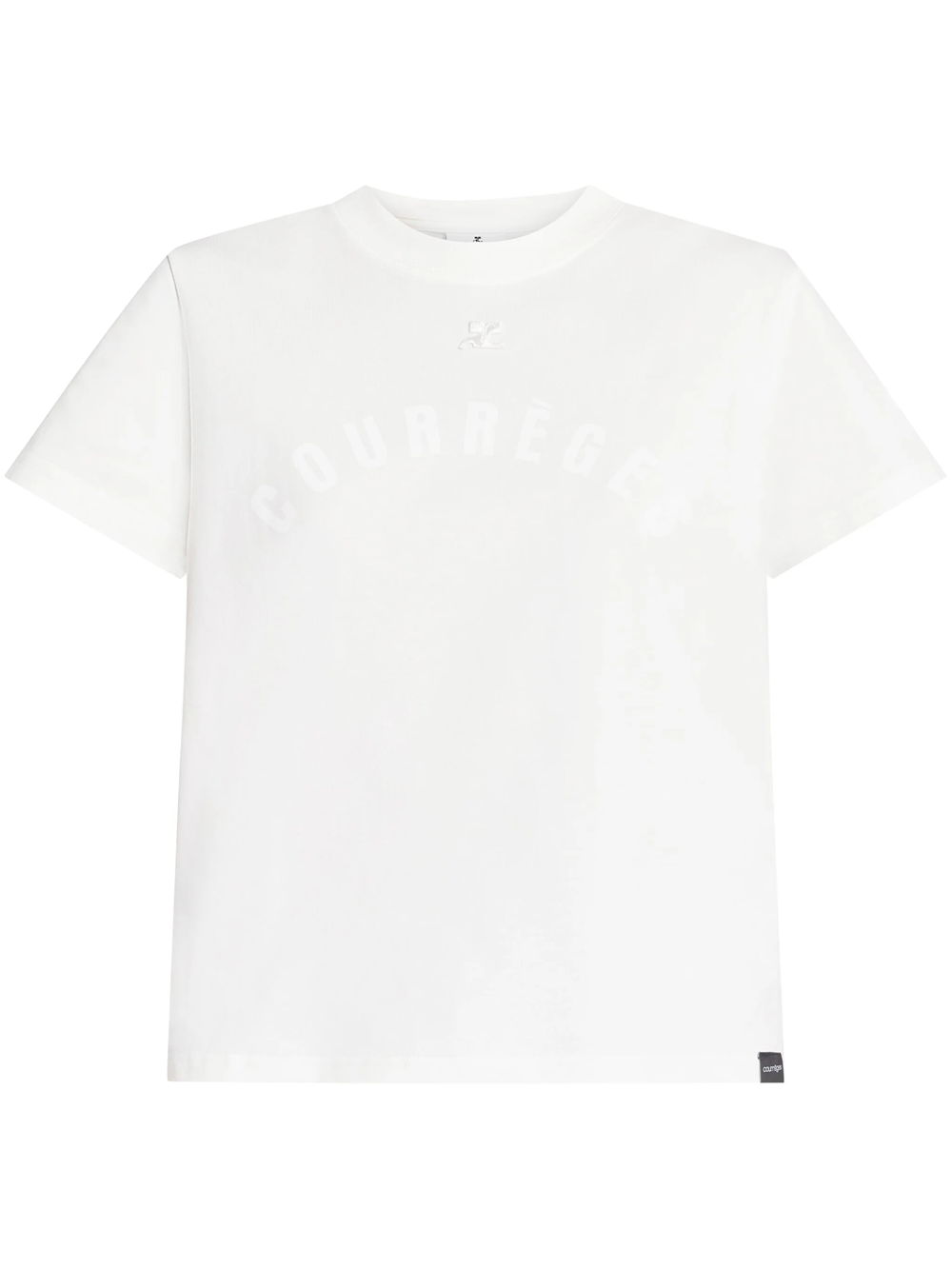 Shop Courrèges T-shirt Ac In White