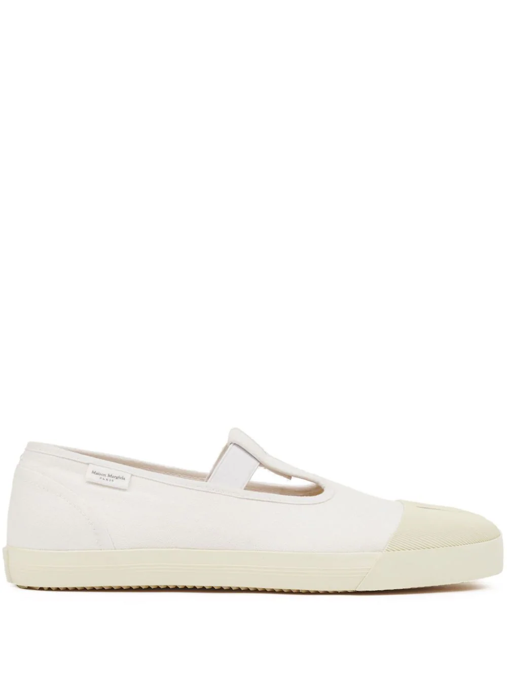 Shop Maison Margiela Pumps On The Deck Tabi In White