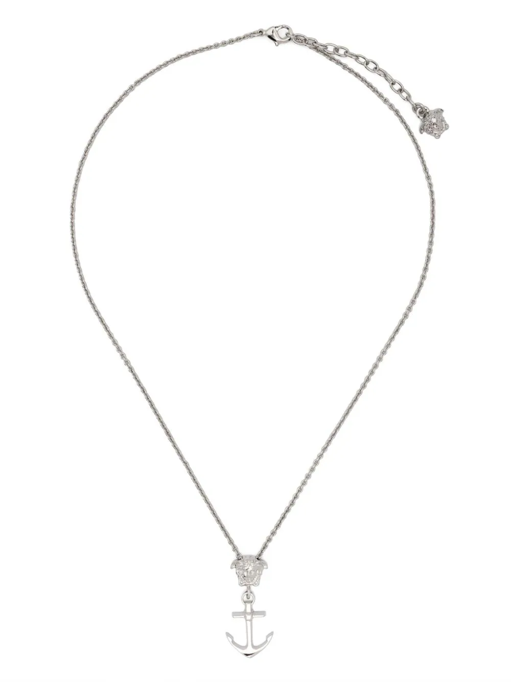 Versace Nautical Meduca Necklace In Metallic