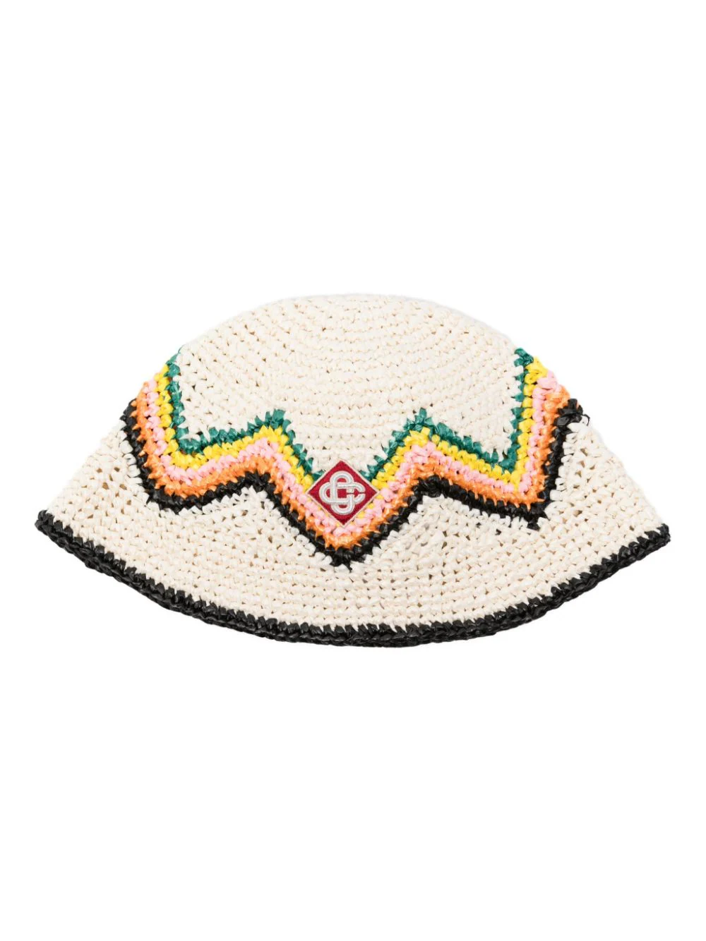 Shop Casablanca Bucket Hat With Patch In White