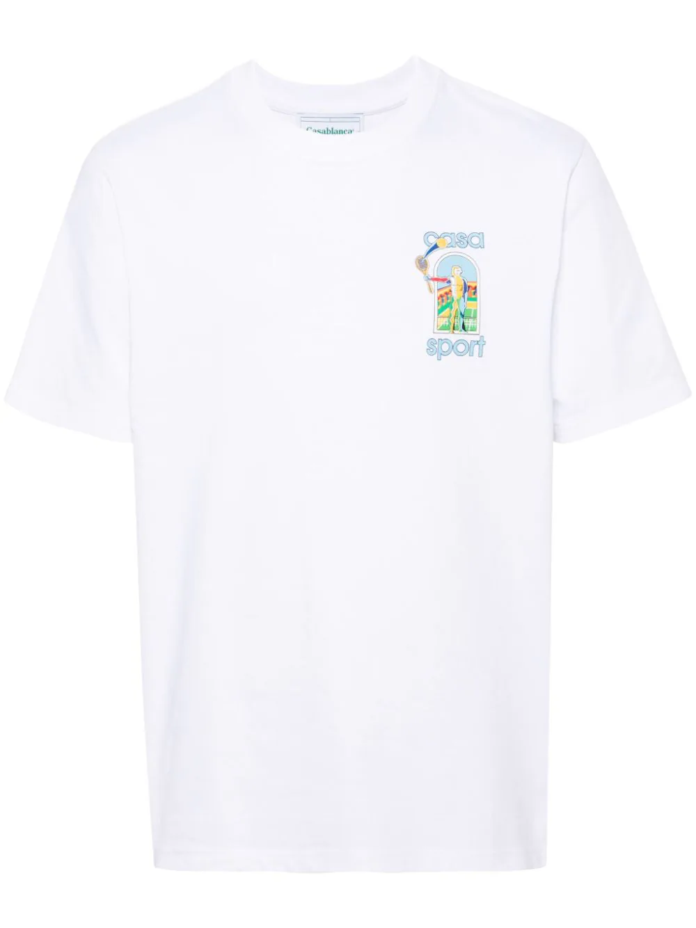 Shop Casablanca Le Jeu T-shirt With Print In White