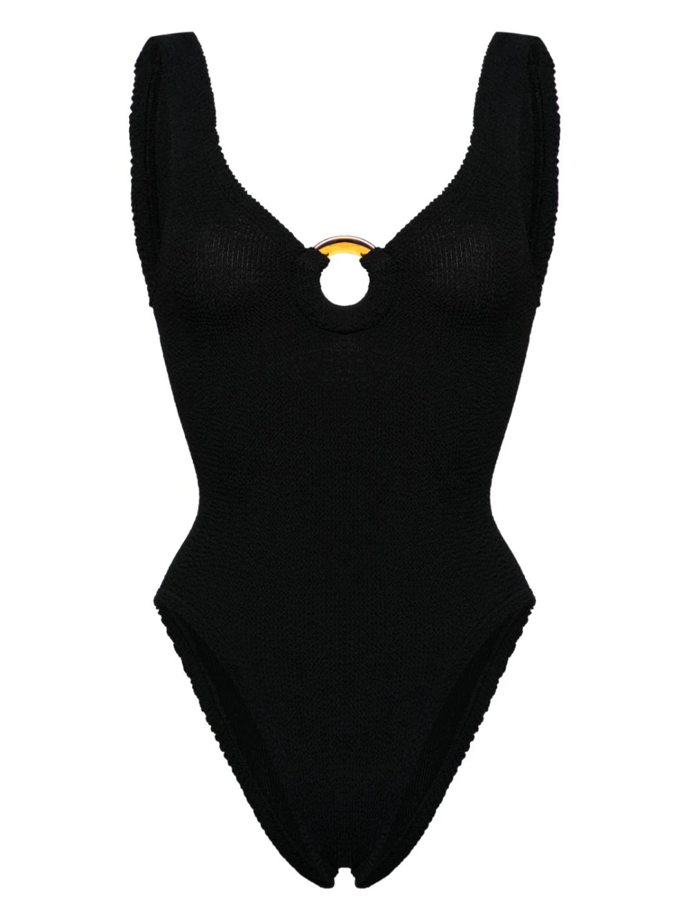 Shop Hunza G Celine One-piece Swimsuit In Black