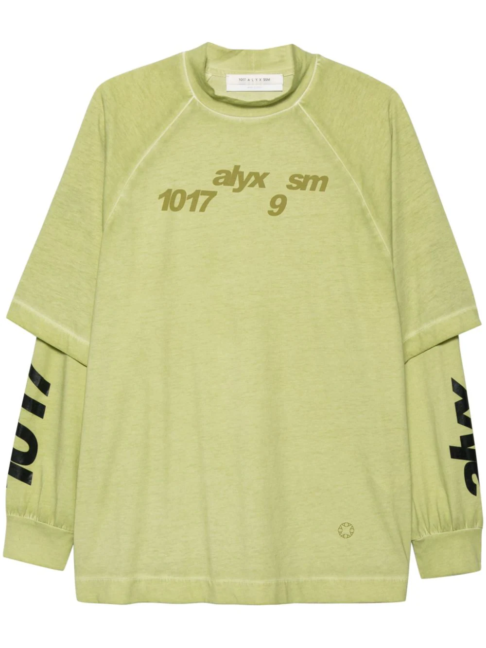 Alyx Layered Effect T-shirt In Green