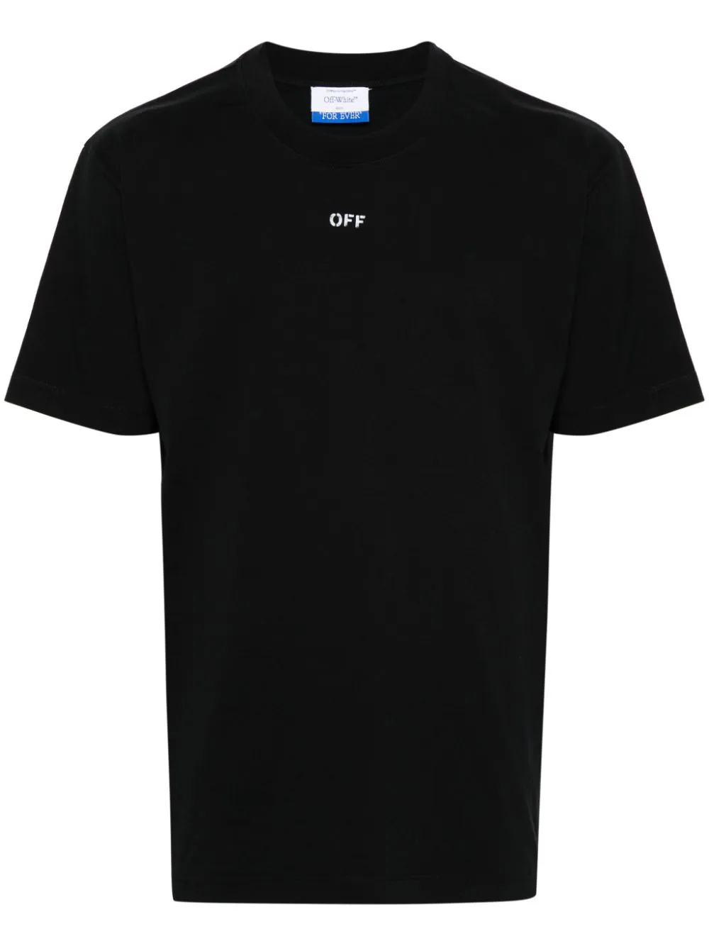 Shop Off-white T-shirt With Embroidery In Black