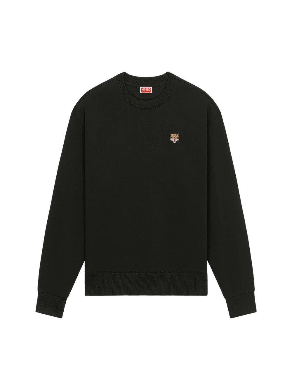 Kenzo Classic Sweatshirt With `lucky Tiger` Embroidery In Black