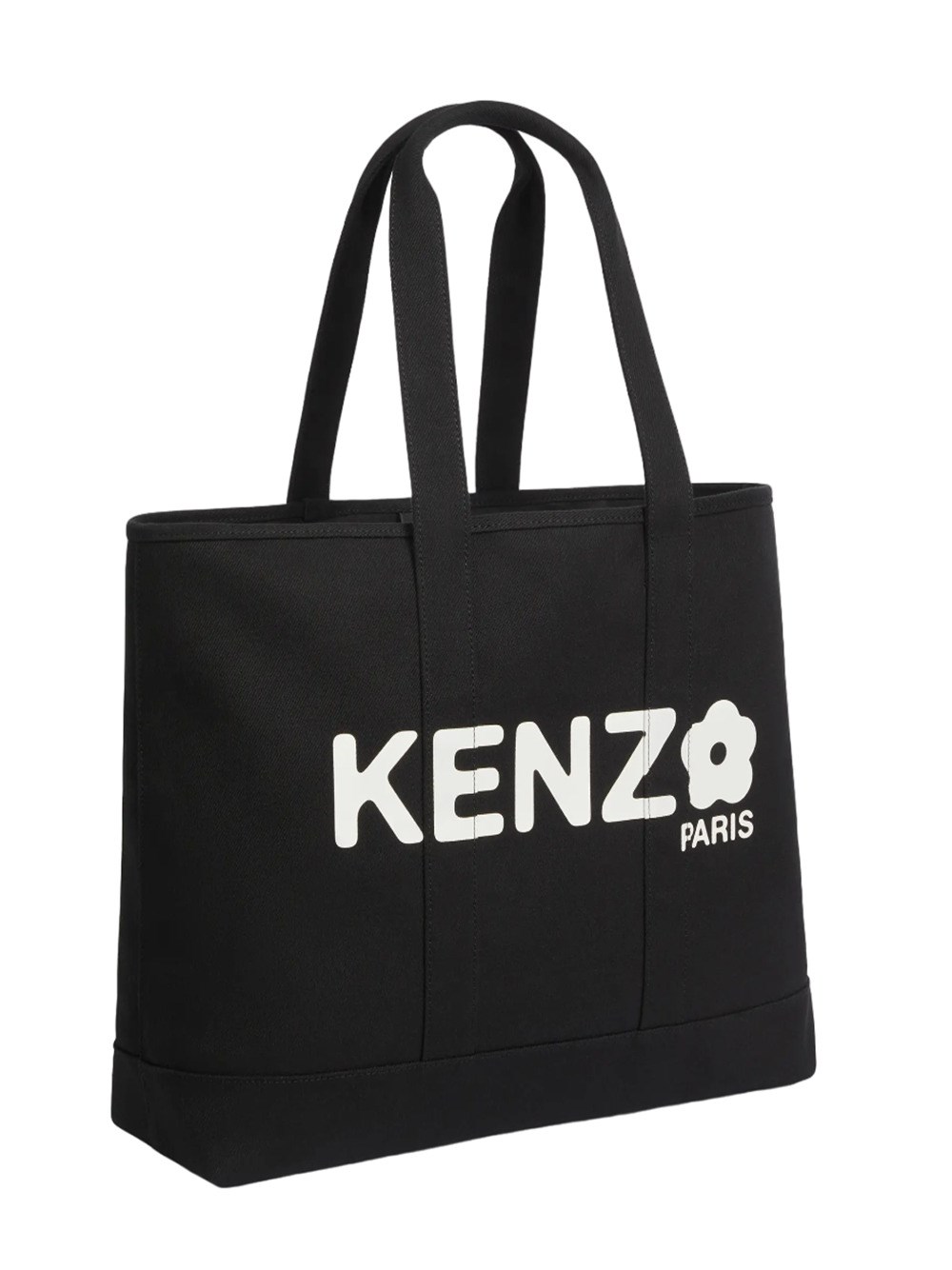 Shop Kenzo Large ` Utility` Canvas Tote Bag In Black