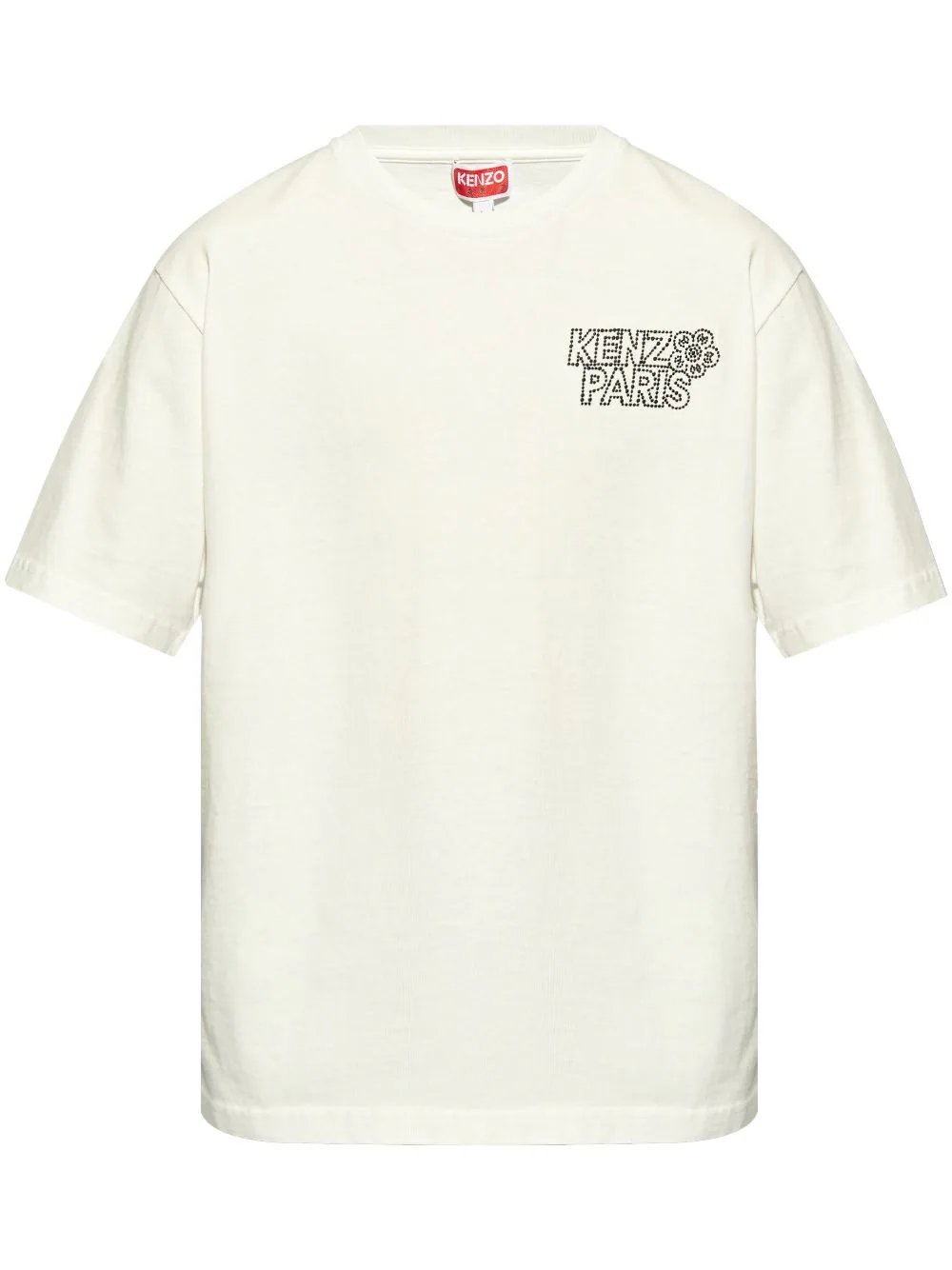 Shop Kenzo Pas De Mer Cotton T-shirt In White