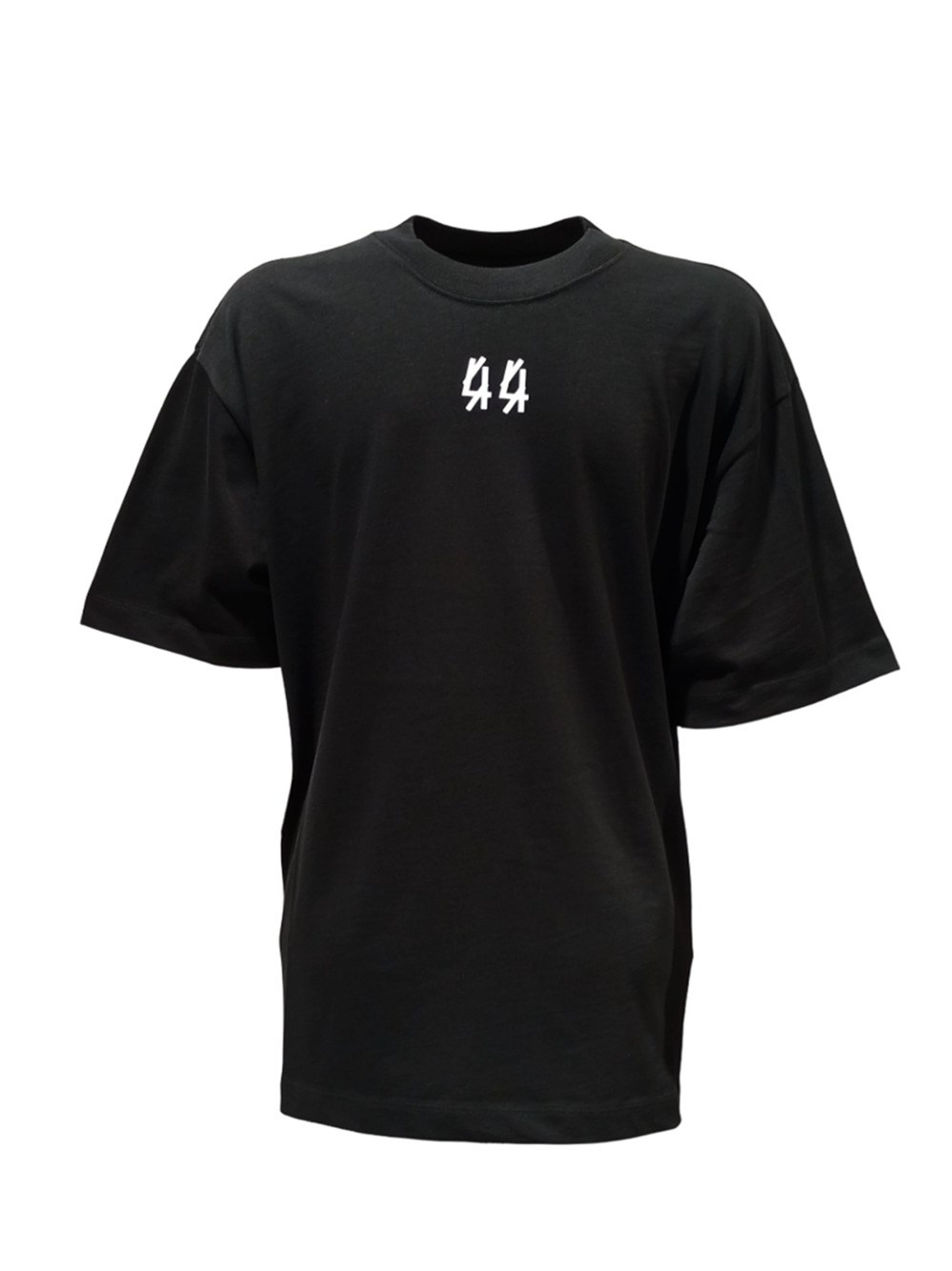 Shop 44 Label Group Crinkle Tee In Black