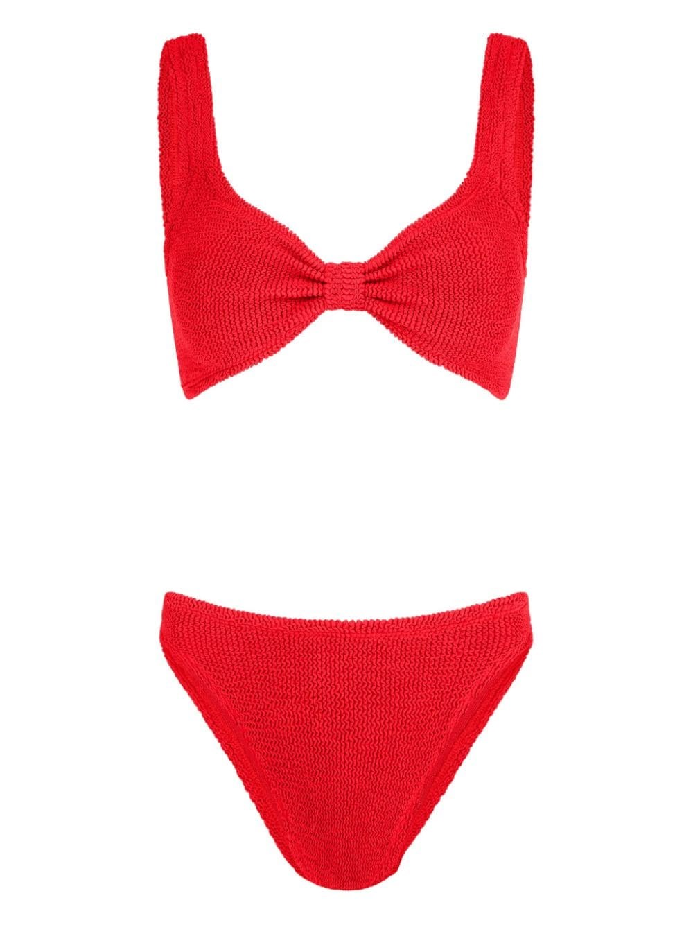 Shop Hunza G Bonnie Bikini In Red