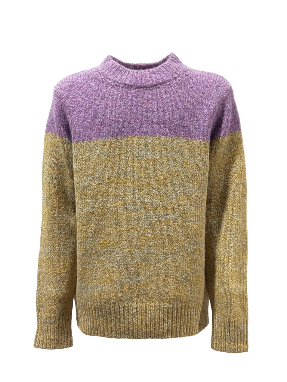 Shop Dries Van Noten Moritz 9709 M.k.sweater Vio In Pink & Purple