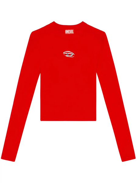 diesel M-Valary トップス Women's Ribbed-knit long-sleeve top | Black | Diesel