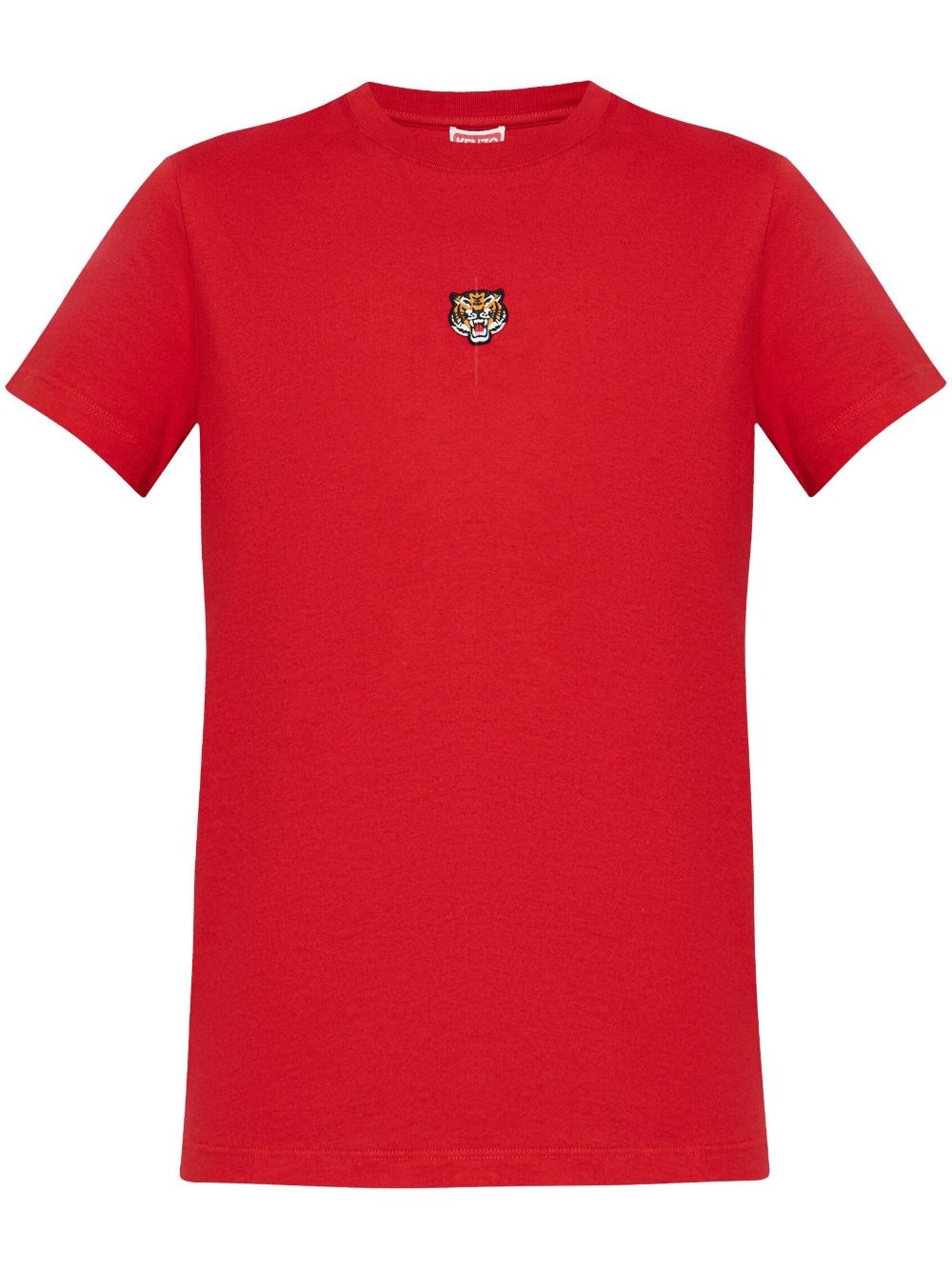 Shop Kenzo T-shirt With Tiger Patch In Red