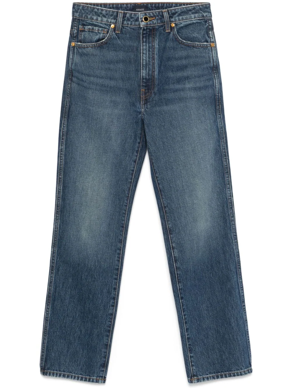 Shop Khaite Abigail Jeans In Blue