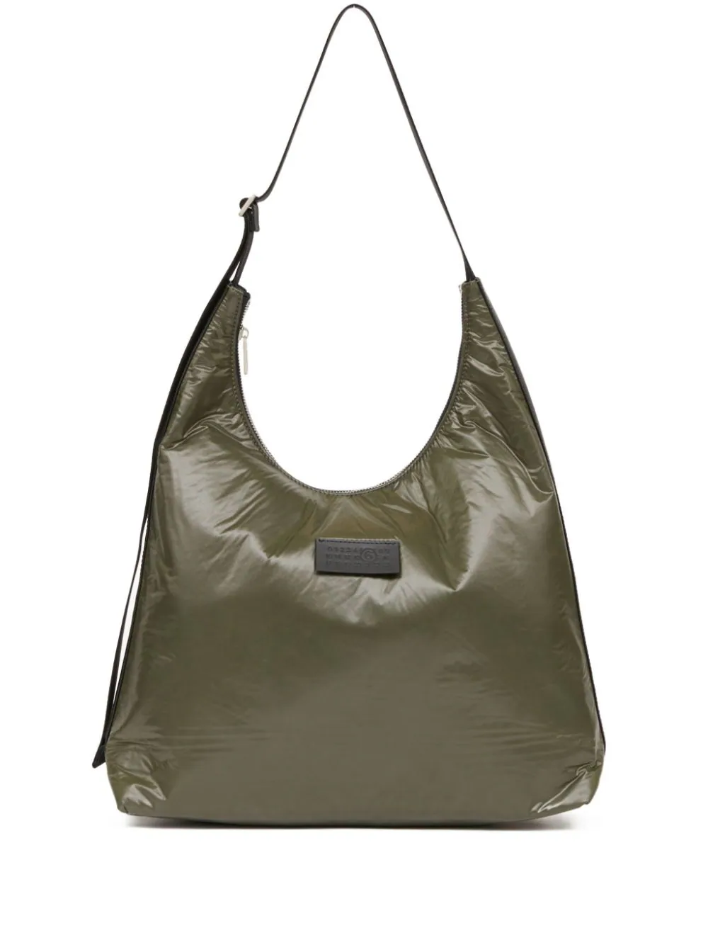 Shop Mm6 Maison Margiela Large Padded Shoulder Bag In Green