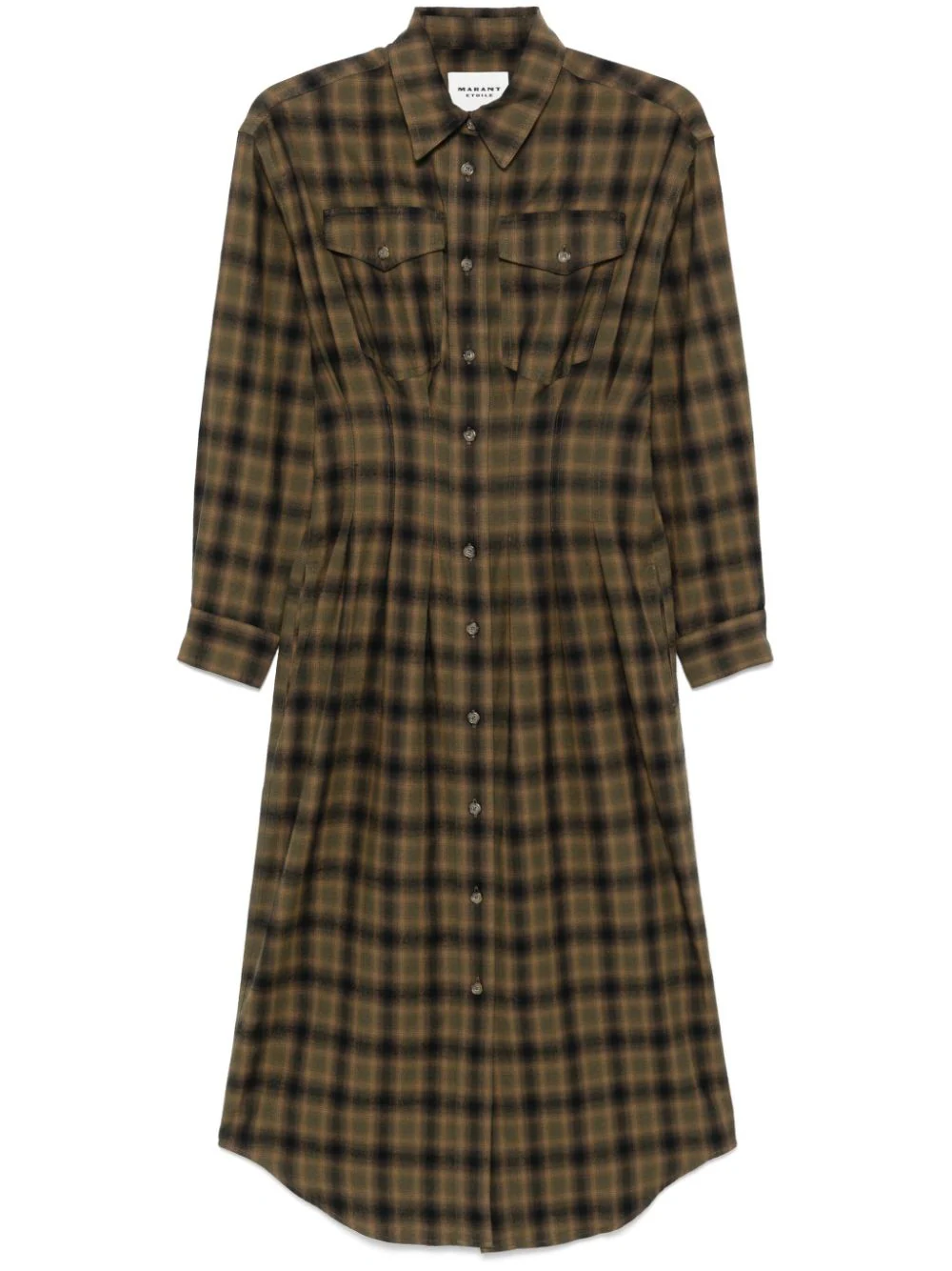 Marant Etoile Timea Dress In Green