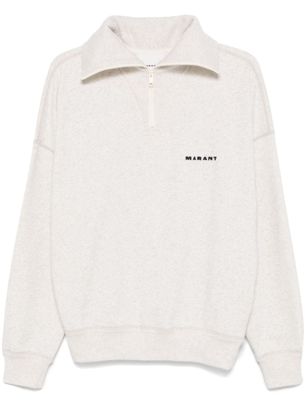 Shop Marant Weloyan Sweatshirt In Nude & Neutrals