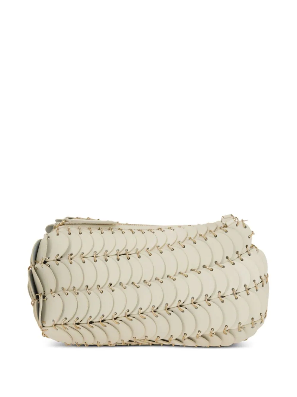 Shop Rabanne Paco Shoulder Bag In Nude & Neutrals