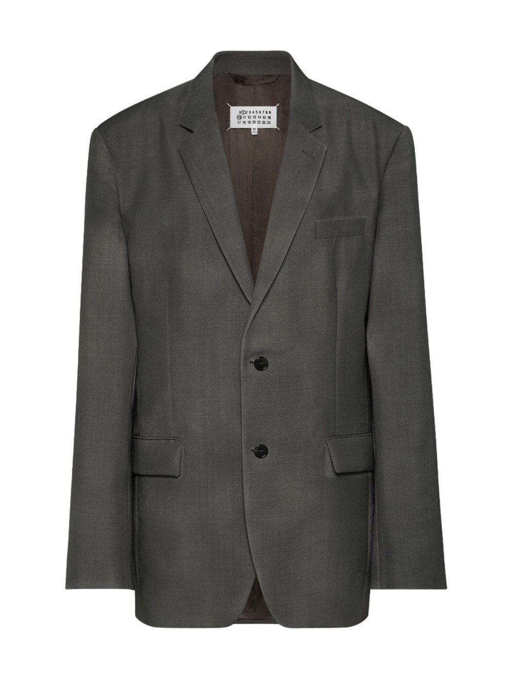 Maison Margiela Mohair Wool Blazer In Gray