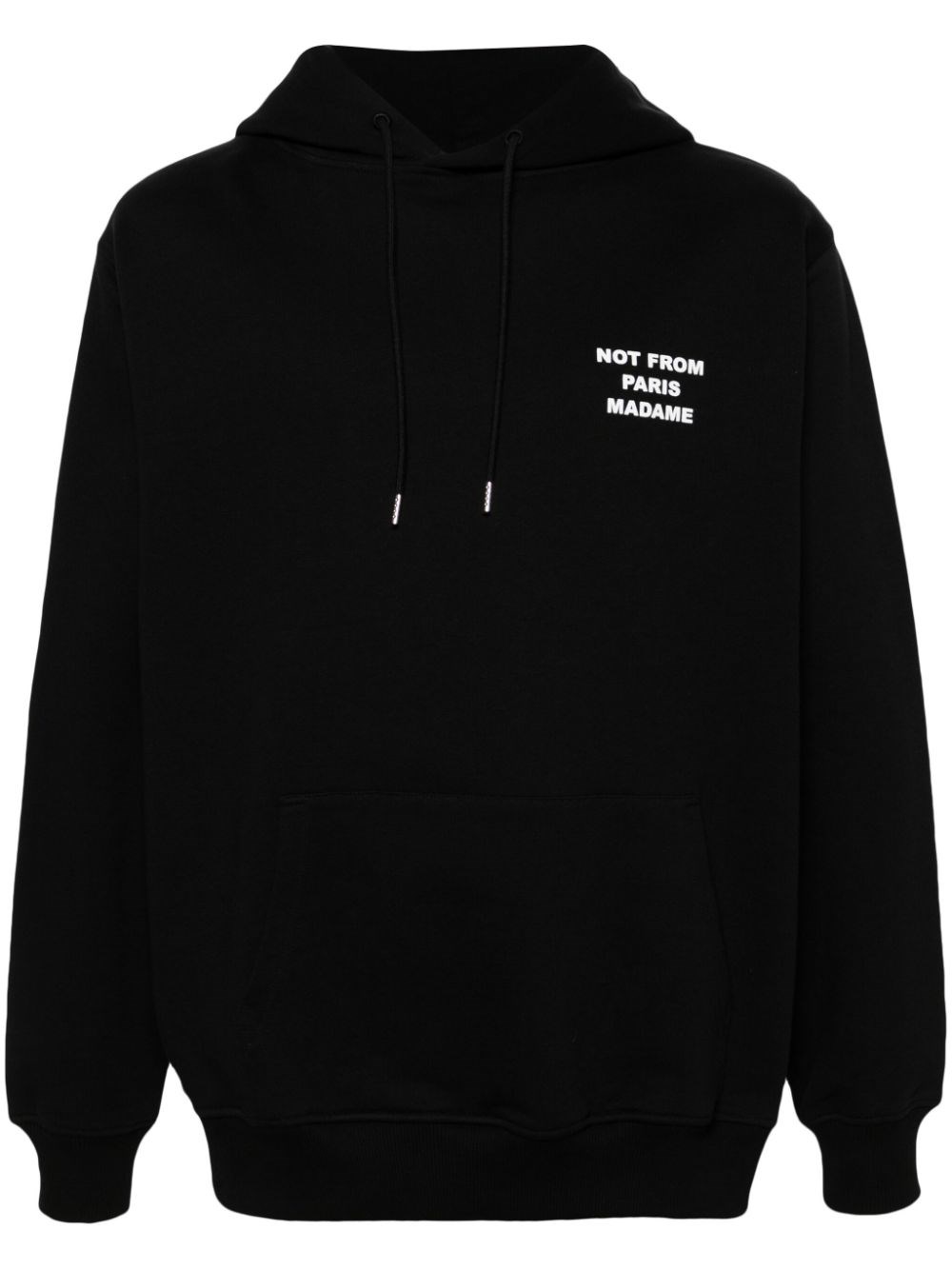 Shop Drôle De Monsieur Hoodie In Black