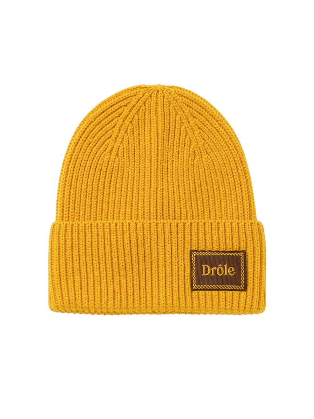 Drôle De Monsieur Le Bonnet Laine Cap In Yellow