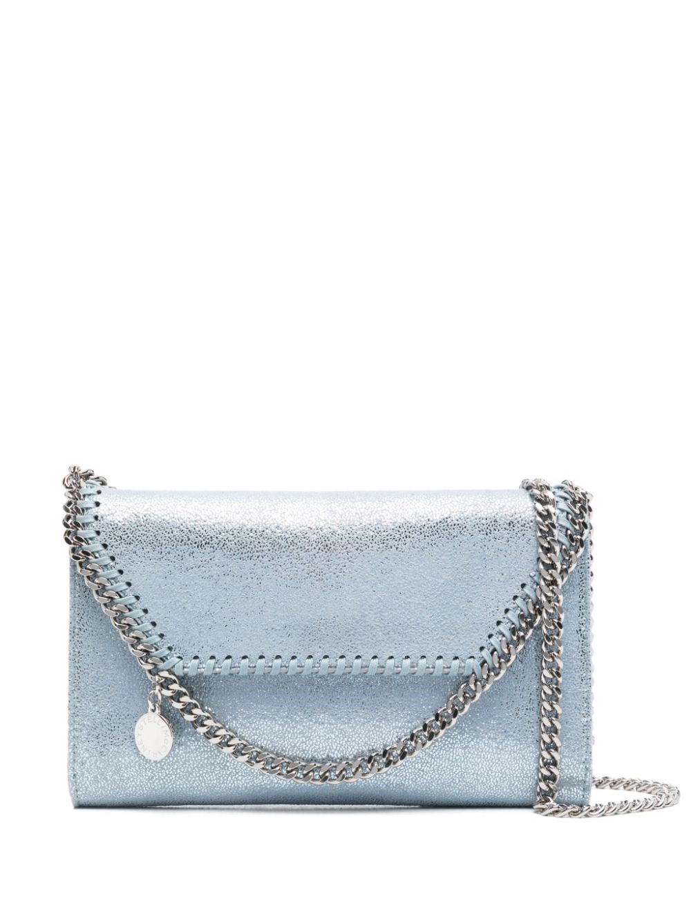 Shop Stella Mccartney Falabella Shoulder Bag In Blue