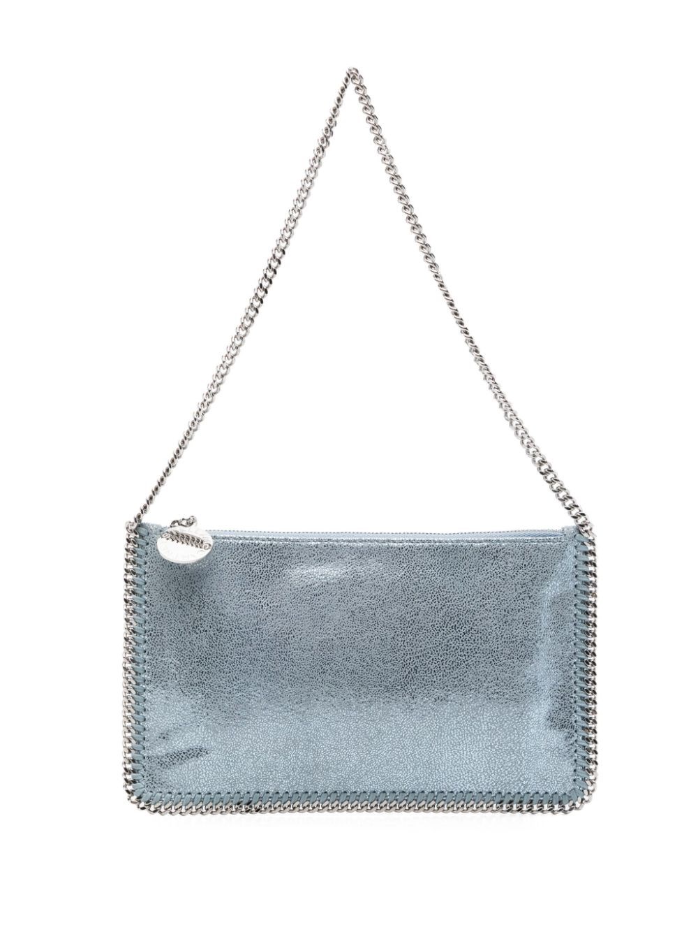 Shop Stella Mccartney Falabella Clutch In Blue