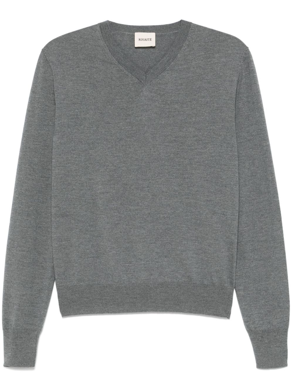 Shop Khaite Senta Sweater In Grey