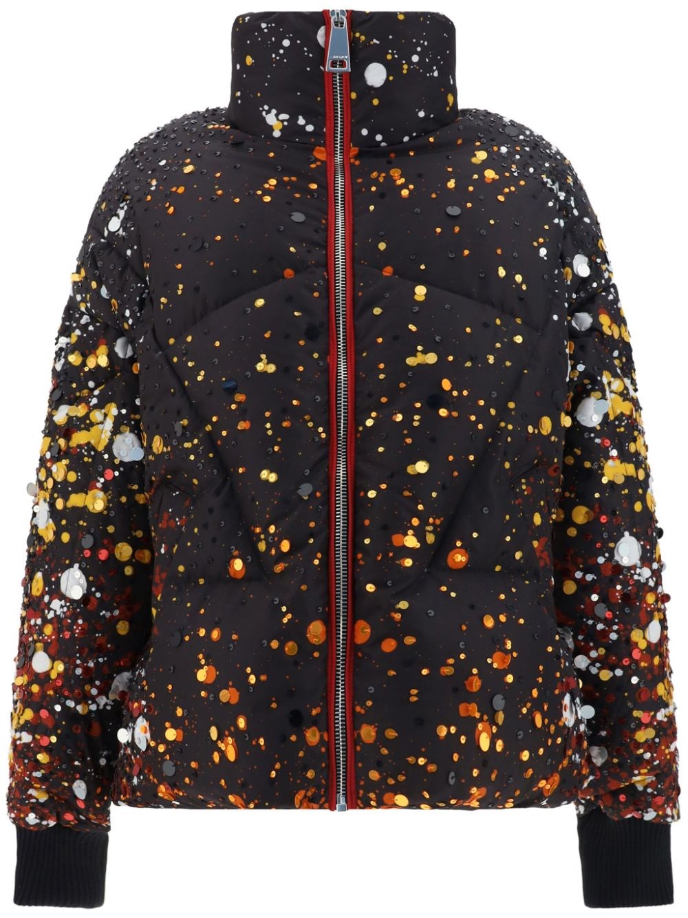 Shop Khrisjoy Jacket With Fireworks Motif In Black