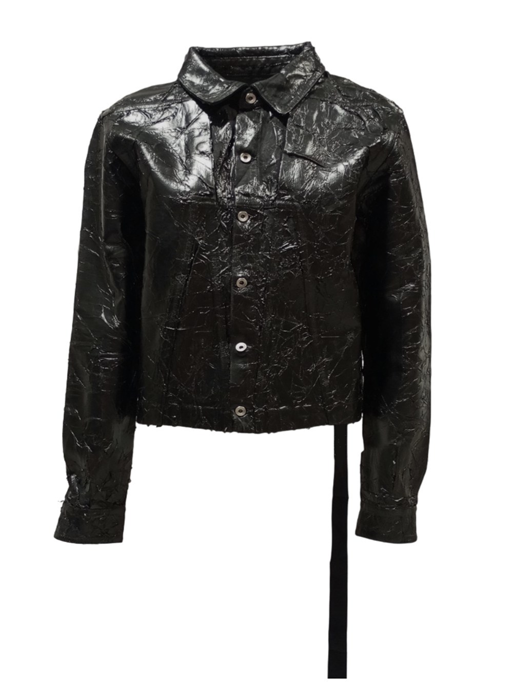 Shop Rick Owens Drkshdw Denim Jacket - Alice Shirt Black